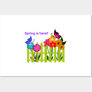 Spring is Here Posters and Art